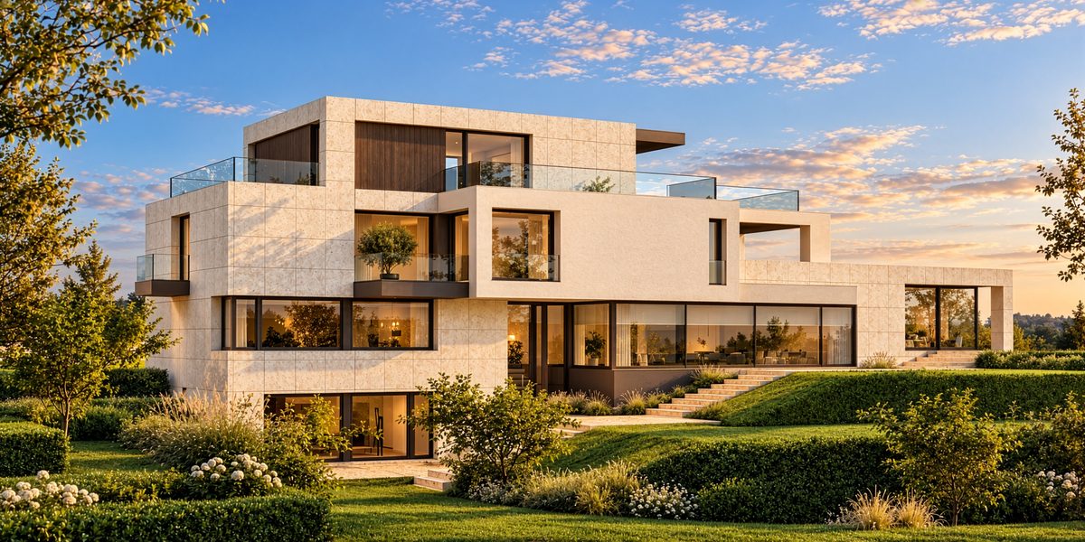 Villa Dudelange, Dudelange – Villa · étude, Gzella Architects (visualisation)